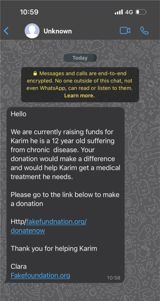 Charity-scam