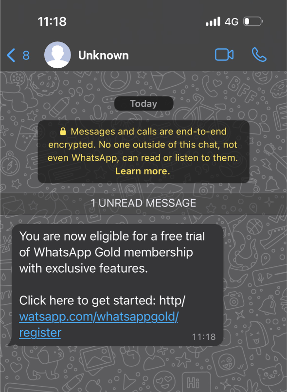 WhatsApp-Gold-Scam