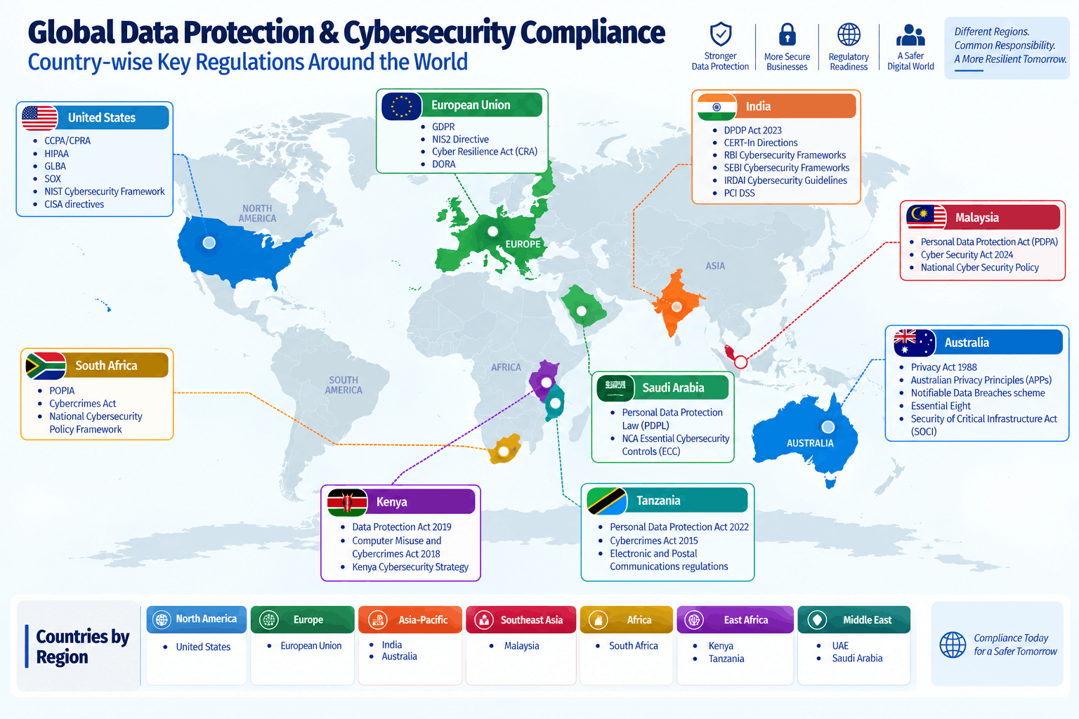 How to manage compliance for multi-region clients