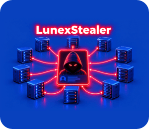 LunexStealer (Psychedelic Stealer) UAC-0277 uses 100+ compromised websites to spread infostealer